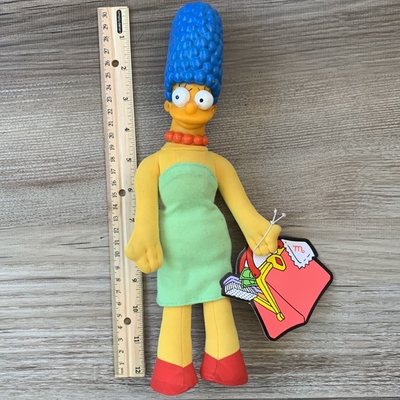 Vintage Marge Simpson Doll 1990 Matt Groening Cartoon character The Simpsons toy - Picture 5 of 7